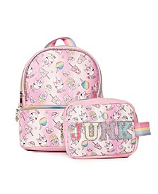Big Girls Gwen Junk Backpack and Pouch Set