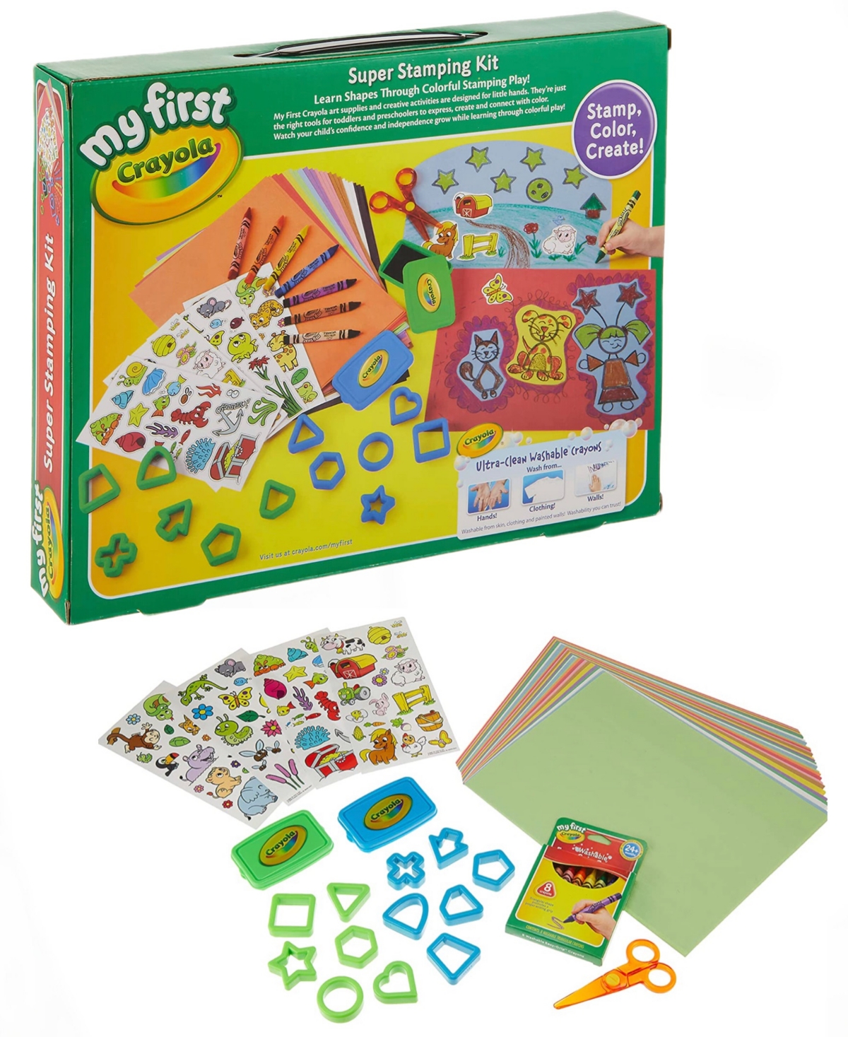 Crayola- My Baby's First Stamp Kit - Multi Colored