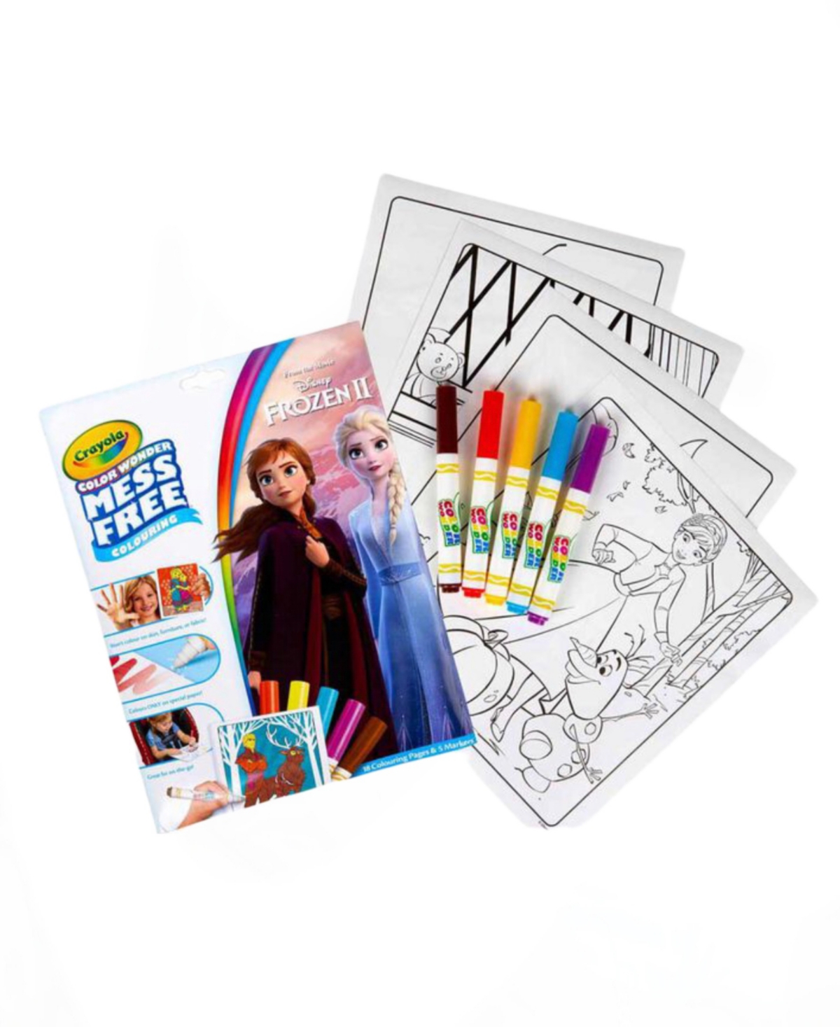 Crayola- Frozen 2 Foldalop Travel Kit - Multi Colored