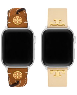 Tory Burch Interchangeable Leather Straps For Apple Watch
