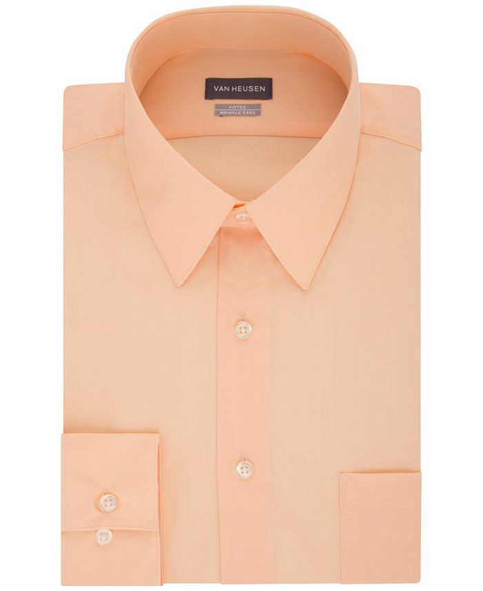 Van Heusen Men's Athletic Fit Poplin Dress Shirt & Reviews Dress