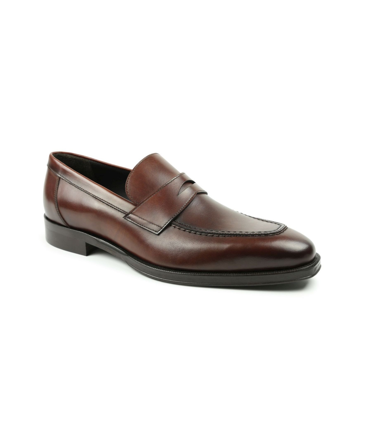 Bruno Magli Men's Nathan Loafer Shoes In Rust Calf