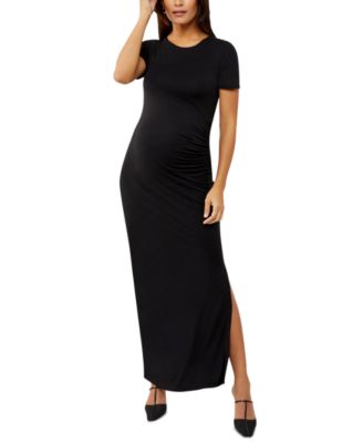 A Pea in the Pod - Maternity Ruched Maxi Dress