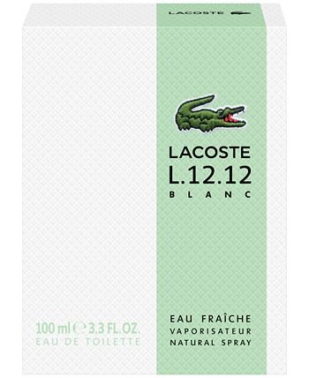 Lacoste - Men's L.12.12 Blanc Eau Fra&icirc;che Eau de Toilette, 3.3 oz.