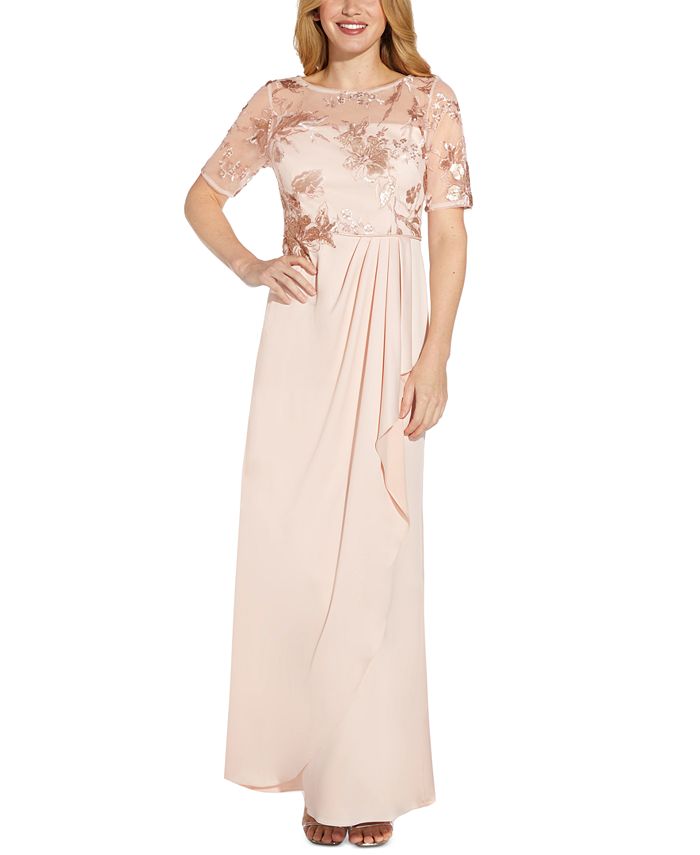 Adrianna papell floral beaded discount