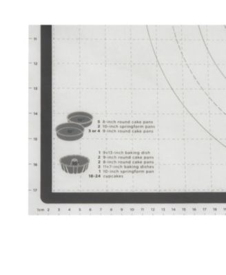 Truebake Silicone Pastry Mat with Reference Marks