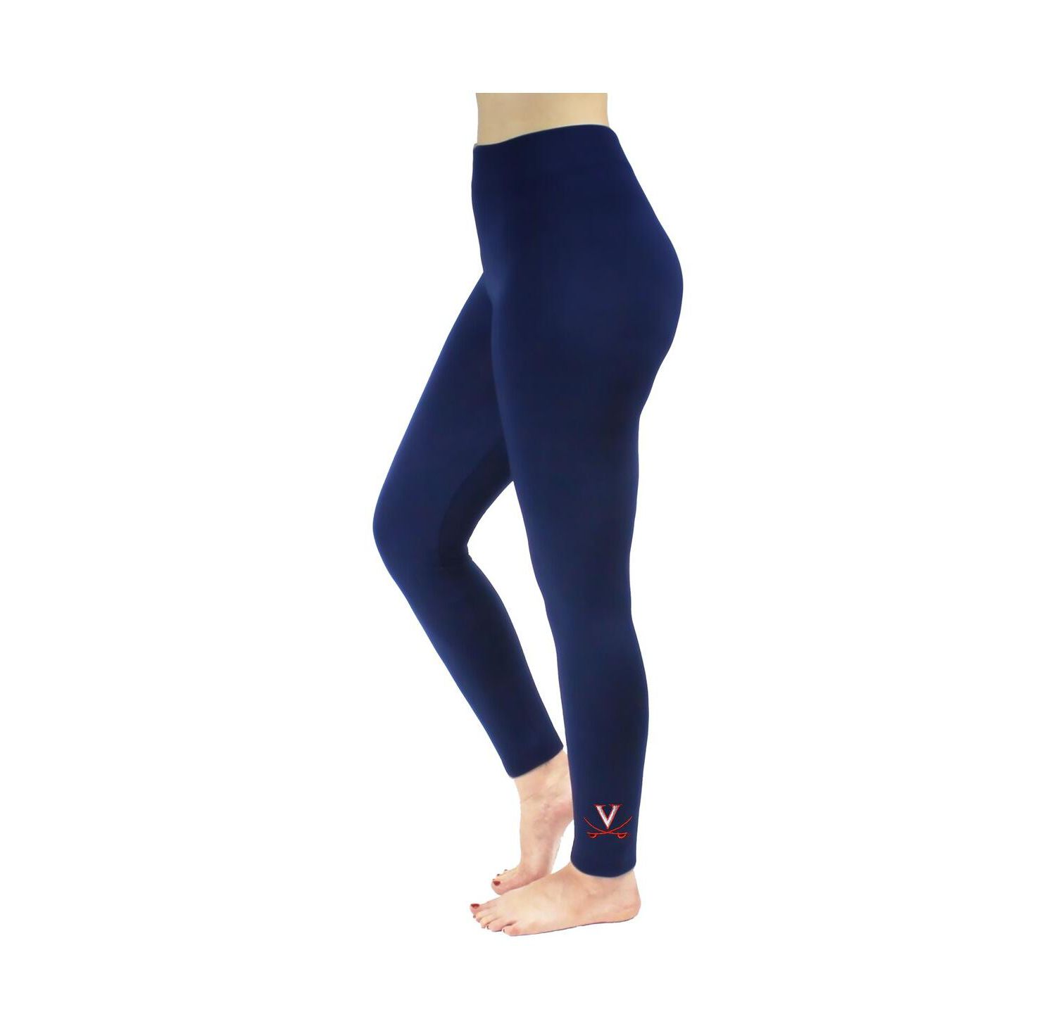 Women's Navy Virginia Cavaliers Fleece Leggings