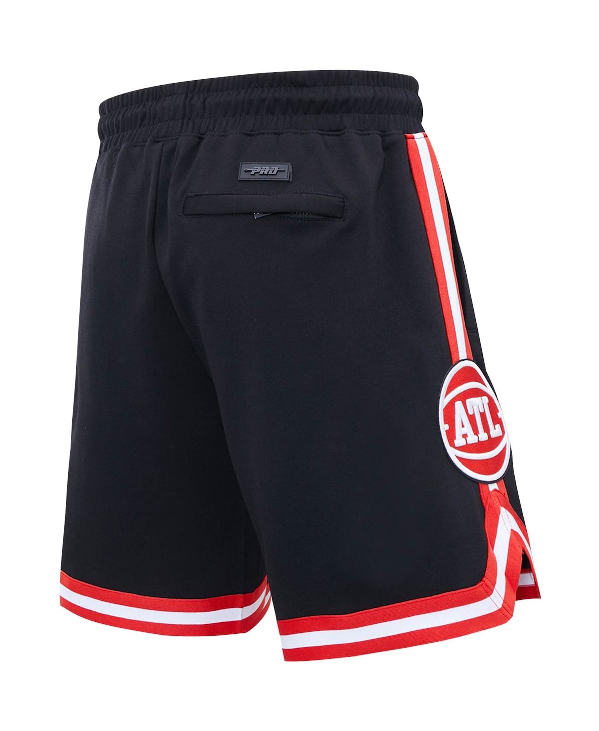 Men'sAtlanta Hawks Chenille Shorts - Black