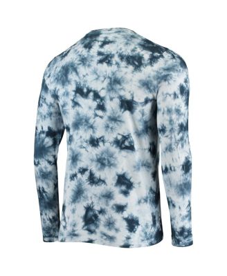 Men's Navy Chicago Bears Tie-Dye Long Sleeve T-shirt