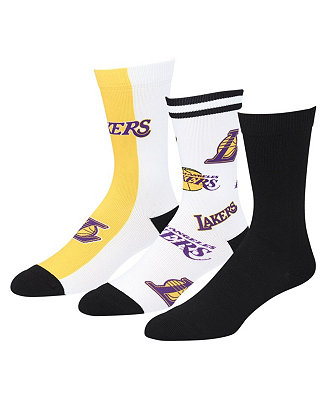PKWY Unisex 1-Pack Los Angeles Lakers Crew Socks 