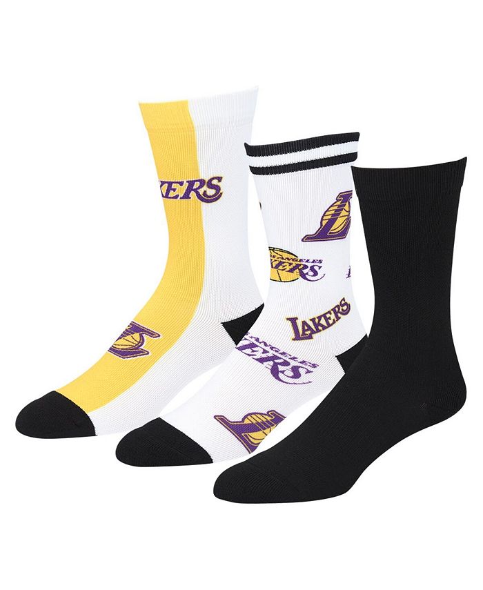 PKWY Unisex 1Pack Lakers Crew Socks Basketball Socks Clothing
