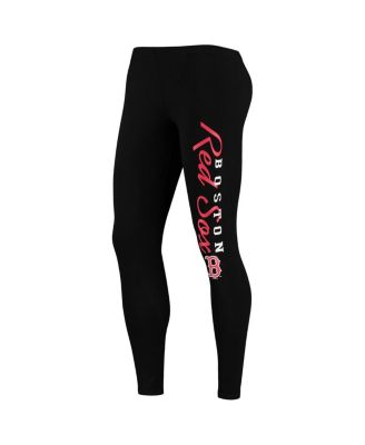 Women's White, Black Boston Red Sox Sonata Tank Top and Leggings Set