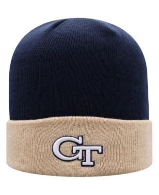 Top of the World Men's Navy and Gold Georgia Tech Yellow Jackets Core 2-Tone Cuffed Knit Hat