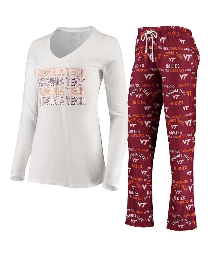 Concepts Sport Women s Maroon White Virginia Tech Hokies Flagship