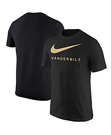 Men's Black Vanderbilt Commodores Big Swoosh T-shirt