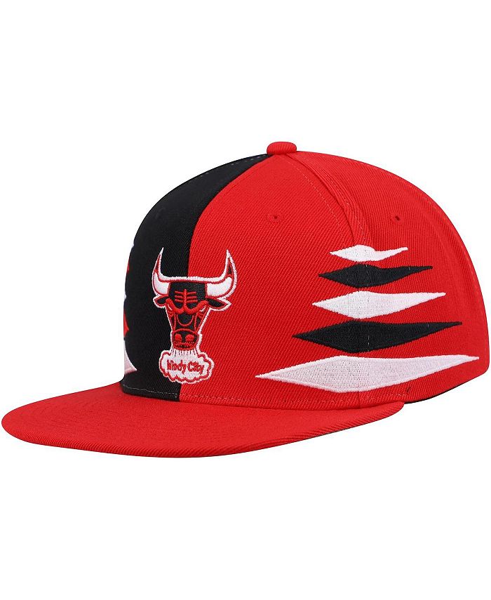 One Size SOLID Chicago Bulls black Mitchell & Ness Snapback Cap 