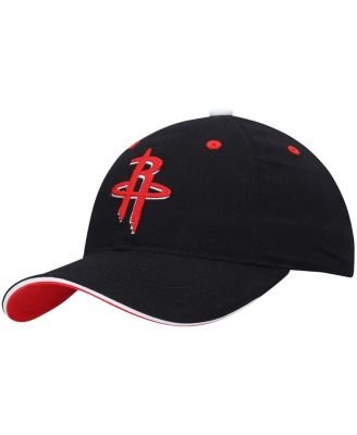 Big Boys Black Houston Rockets Fashion Logo Slouch Adjustable Hat - Macy's
