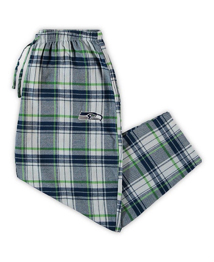 Concepts Sport Women's College Navy, Neon Green Seattle Seahawks Plus Size  Plaid Accolade Pajama Pants - Macy's