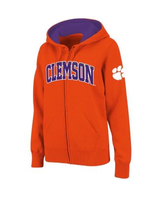 Women's Clemson Tigers Arched Name Full-Zip Hoodie