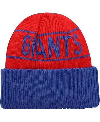 New York Giants New Era Reversible Cuffed Knit Hat - Red/Royal