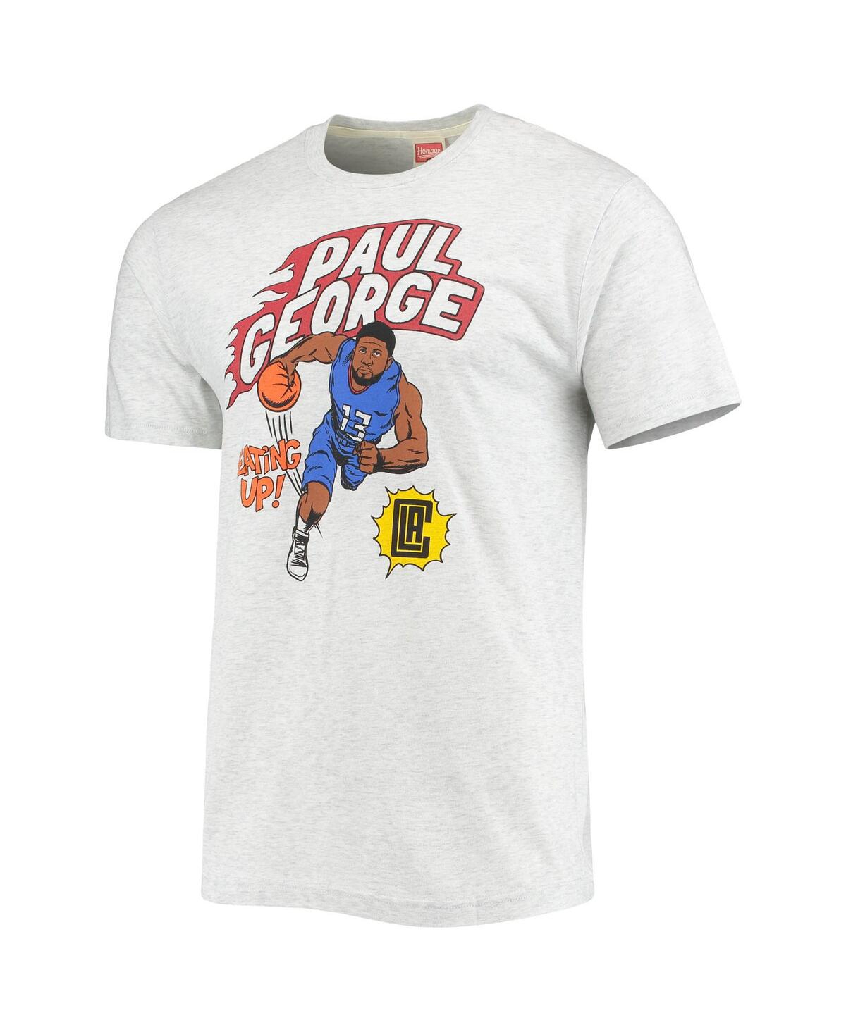 Men's Paul GeorgeLa Clippers Comic Book Player Tri-Blend T-shirt - Ash