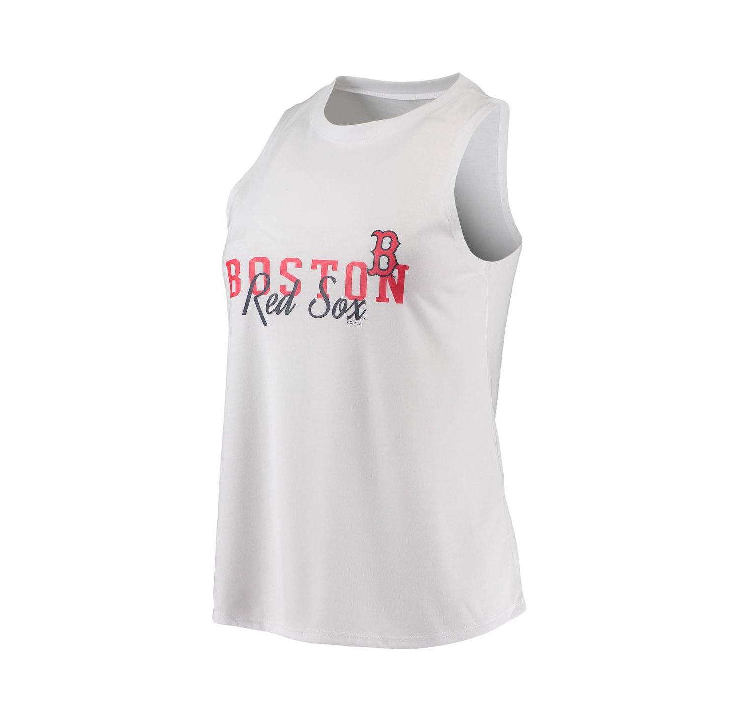 Women's White, Black Boston Red Sox Sonata Tank Top and Leggings Set