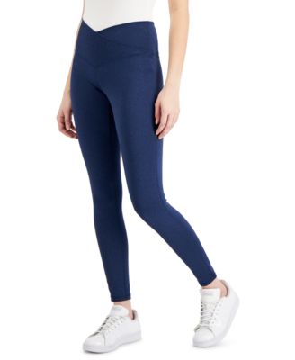 Photo 1 of SIZE XL Jenni on Repeat Crossover Full Length Legging Navy Sail - Length: Approx. inseam: 28", Elastic crossover waistband, Polyester/spandex
Machine washable