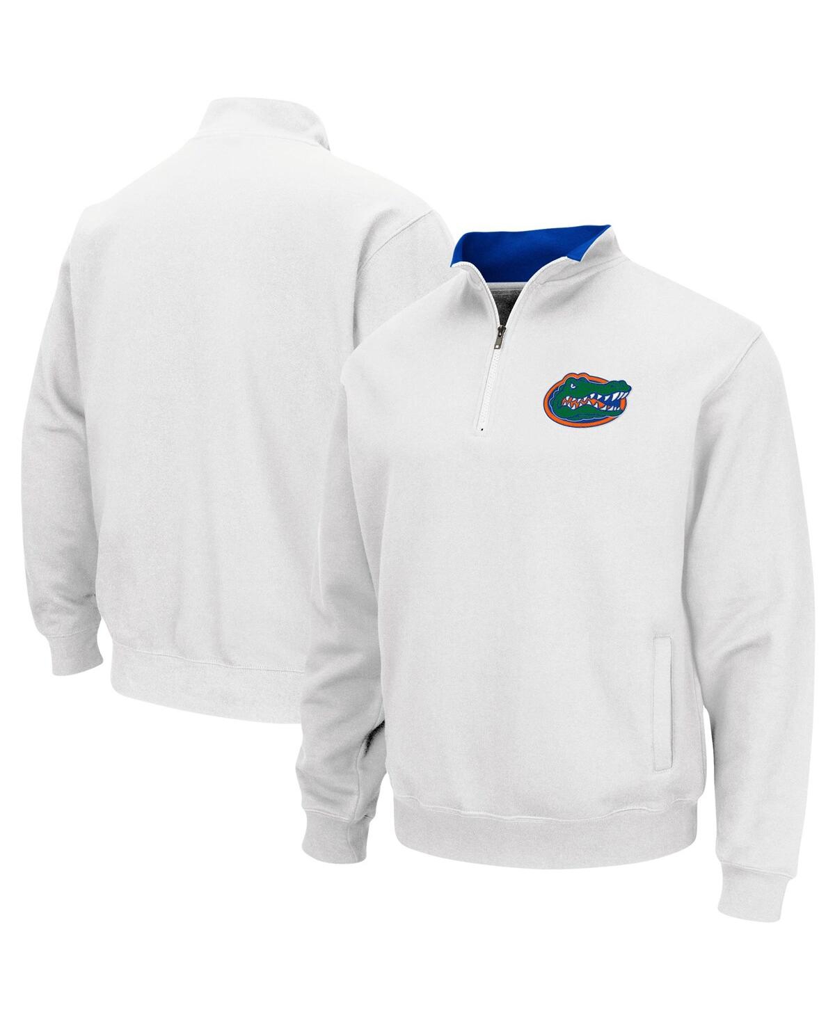 Men'sFlorida Gators Tortugas Logo Quarter-Zip Pullover Jacket - White