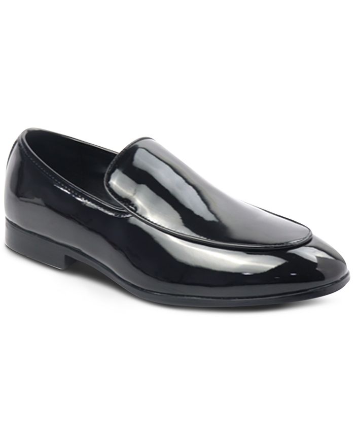 Alfani Men's Faux Patent Leather Driver, Created for Macy's - Macy's