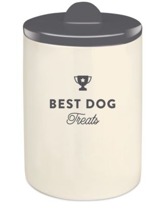 Fringe Studio - Best Dog Gray Treat Jar