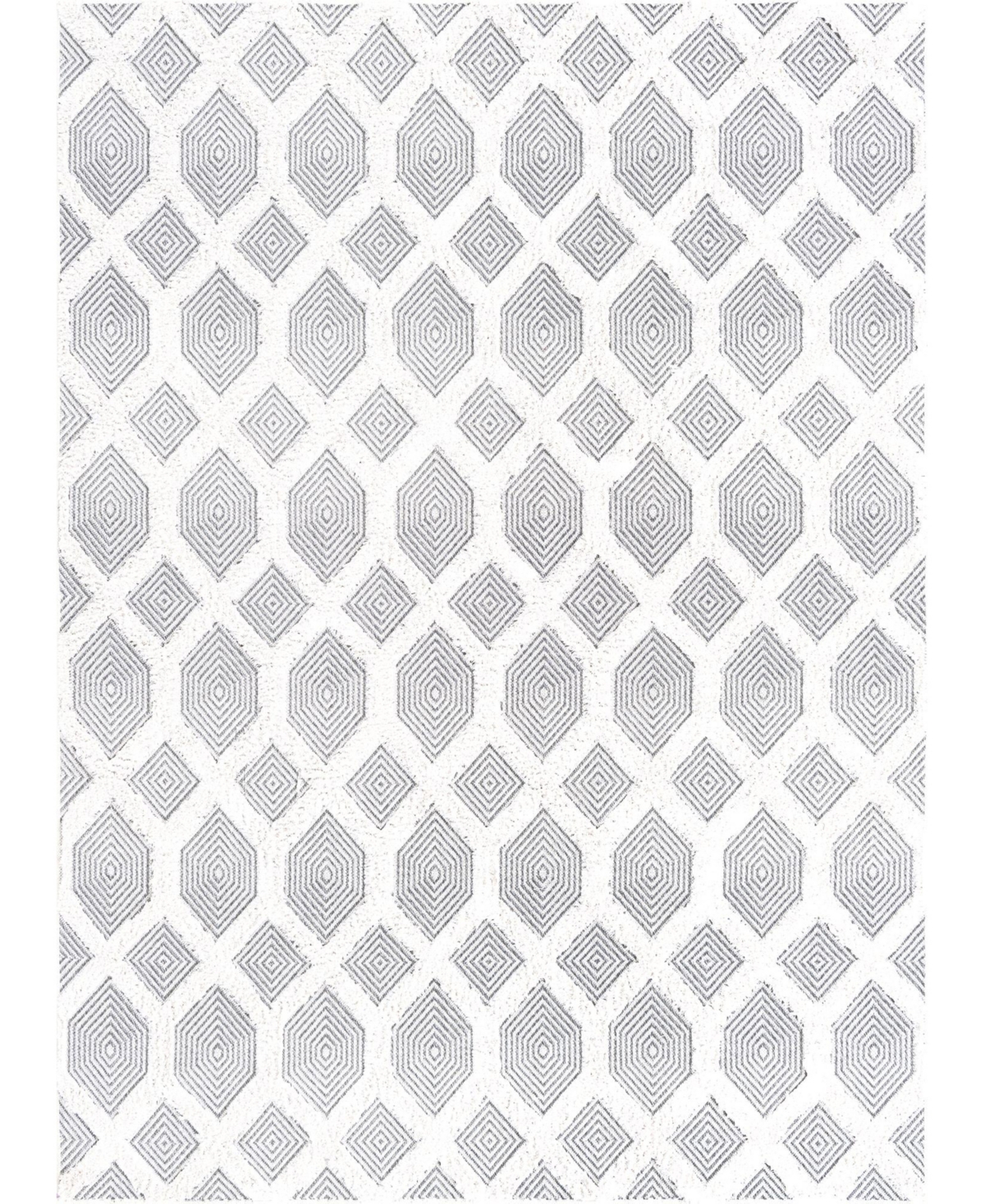 Sabrina Soto Casa Havana 6'4in x 9' Area Rug - Gray