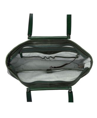 Women's Genuine Leather Holly Leaf Tote Bag