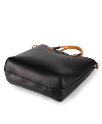 Women's Genuine Leather Outwest Mini Tote Bag