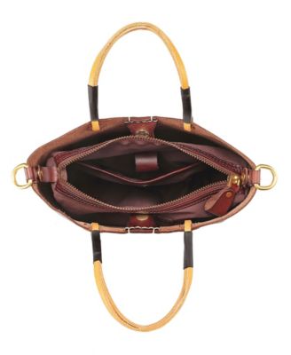 Women's Genuine Leather Outwest Mini Tote Bag