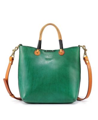 Women's Genuine Leather Outwest Mini Tote Bag