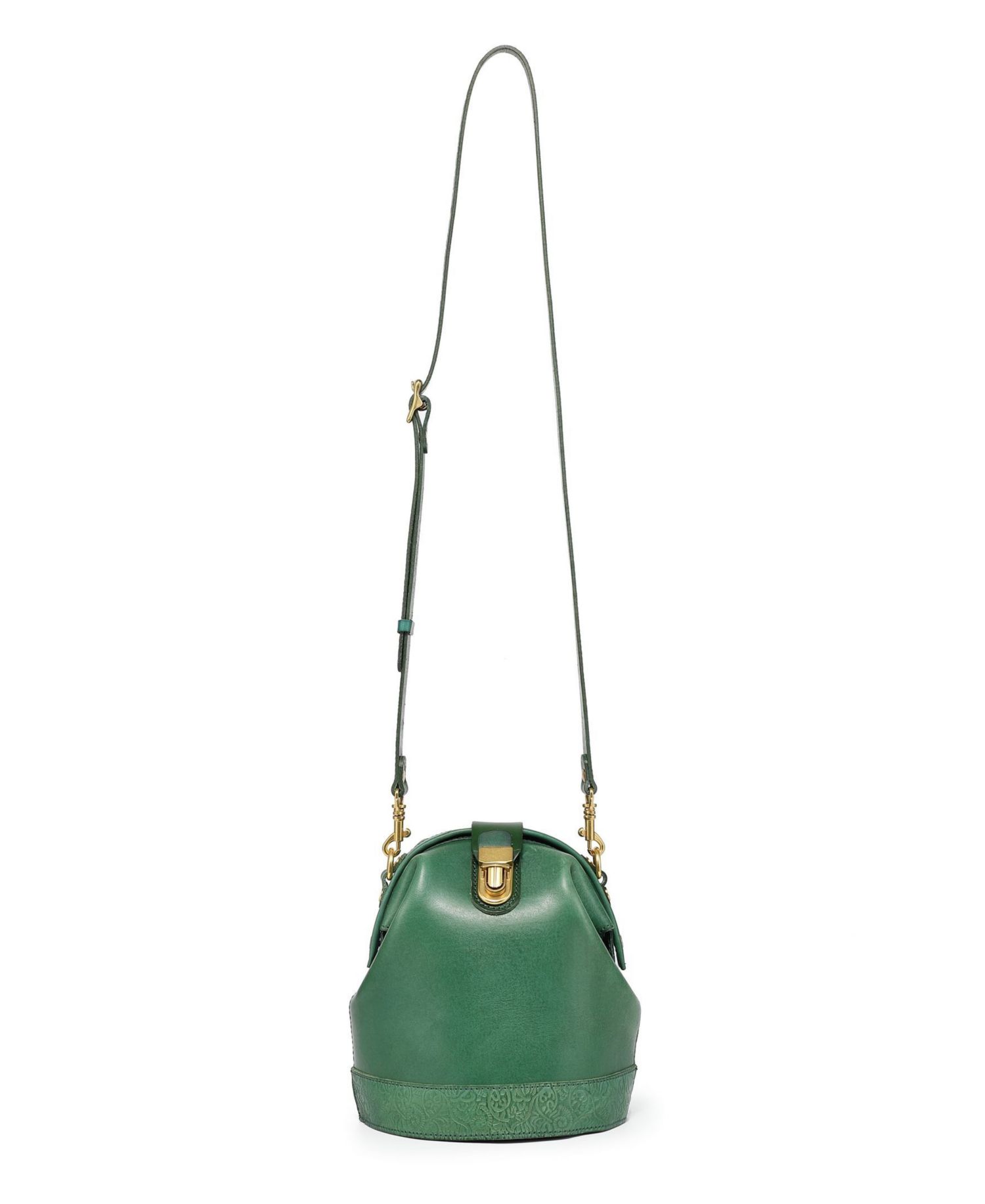 Doctor Mini Leather Bucket Crossbody Bag