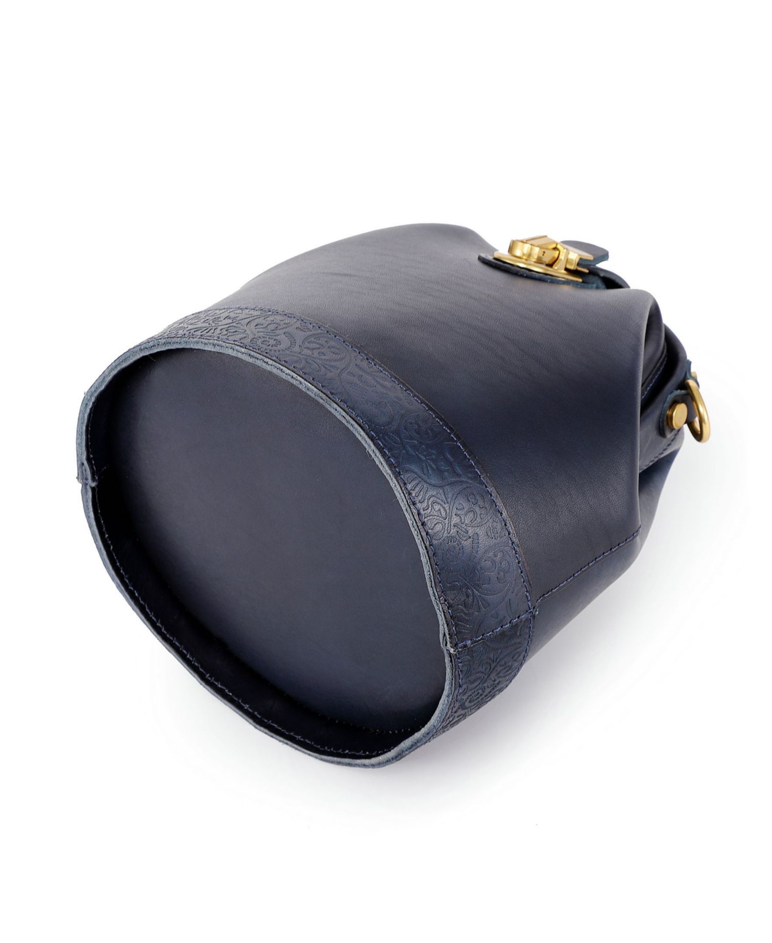 Doctor Mini Leather Bucket Crossbody Bag