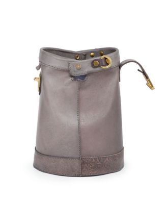Doctor Mini Leather Bucket Crossbody Bag
