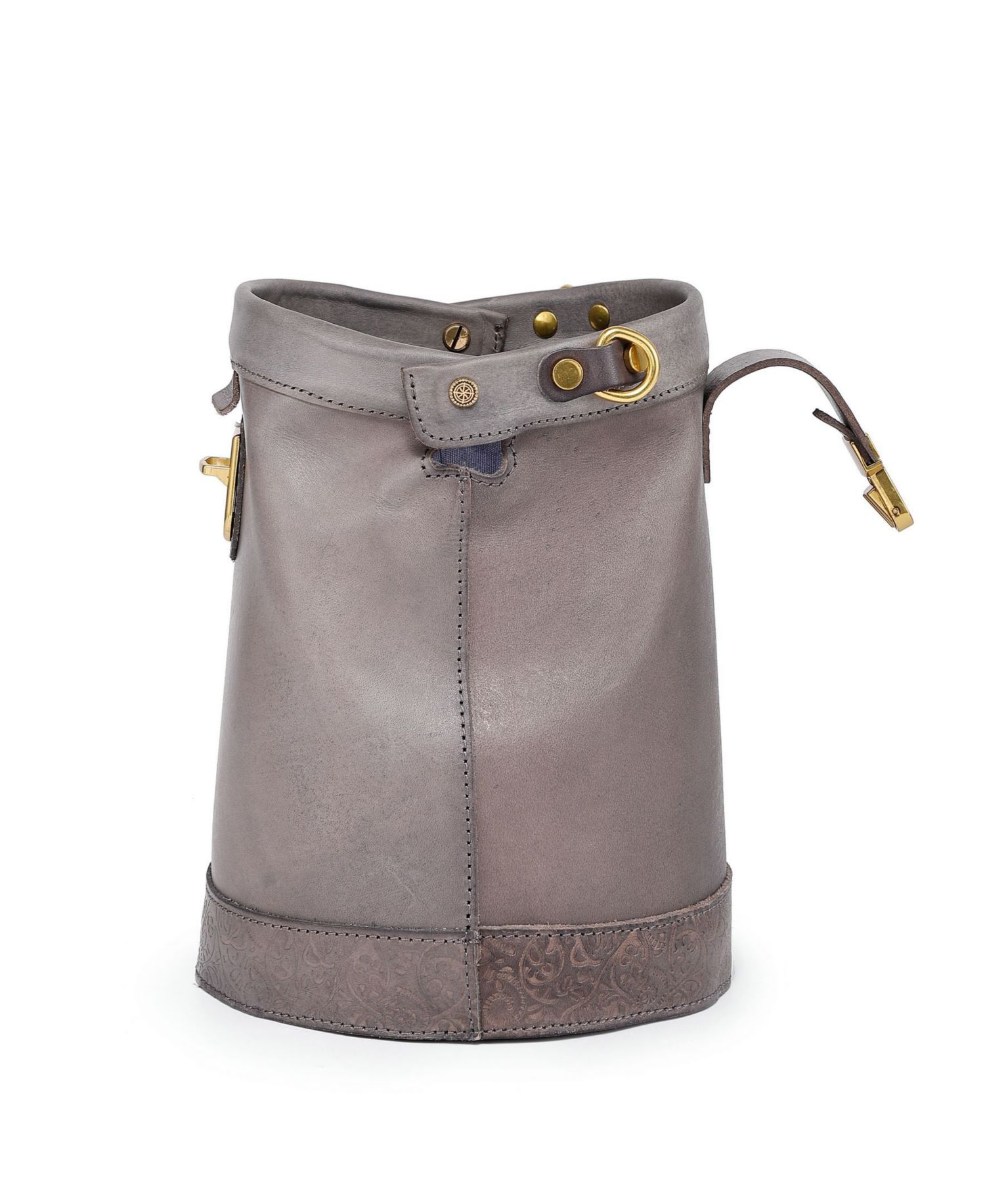 Doctor Mini Leather Bucket Crossbody Bag