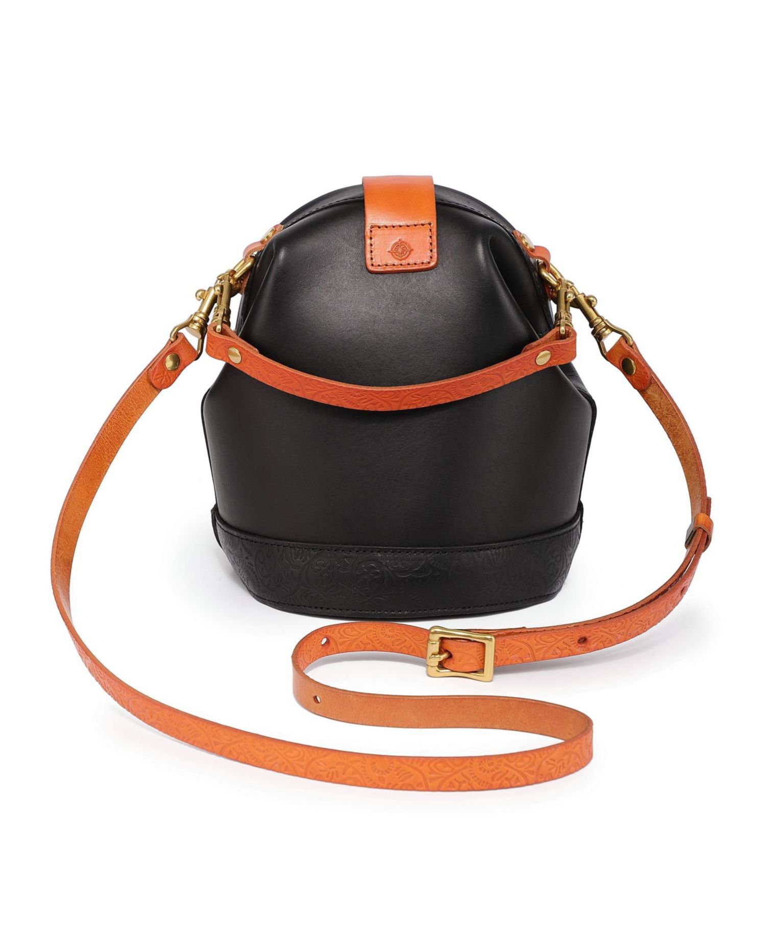 Doctor Mini Leather Bucket Crossbody Bag