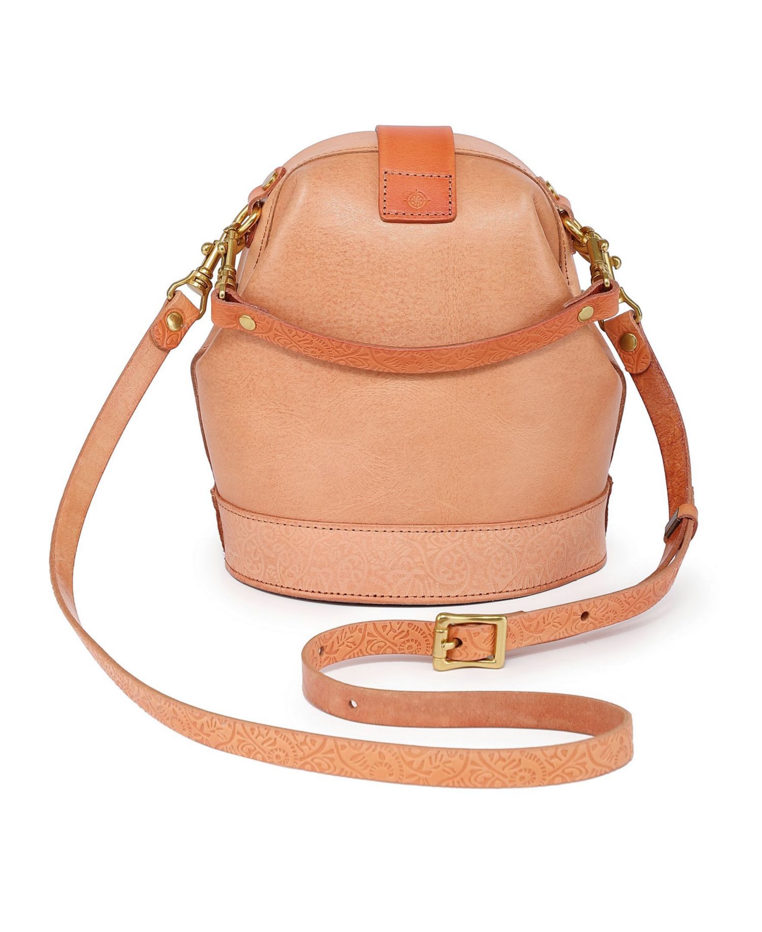 Doctor Mini Leather Bucket Crossbody Bag