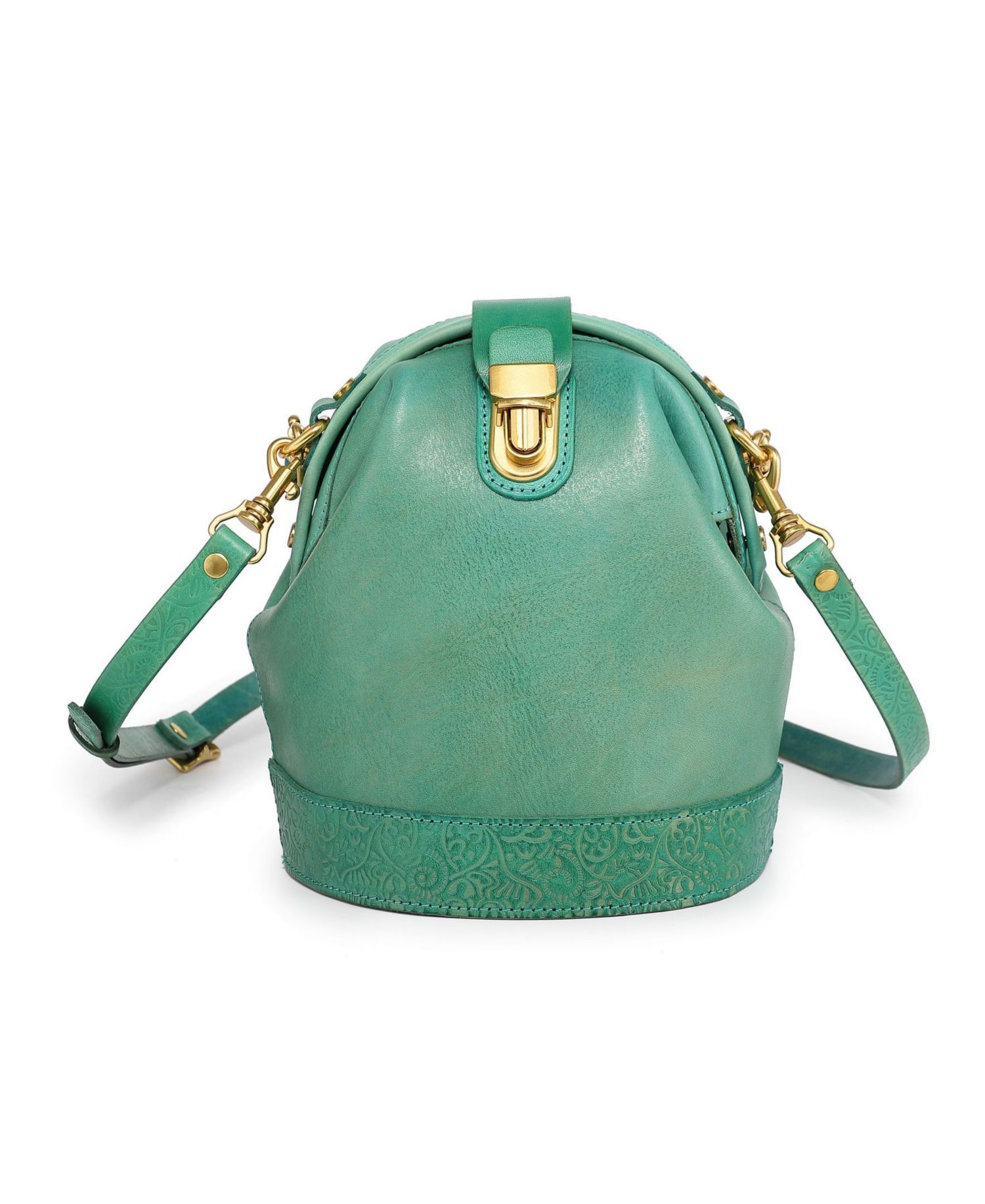 Doctor Mini Leather Bucket Crossbody Bag