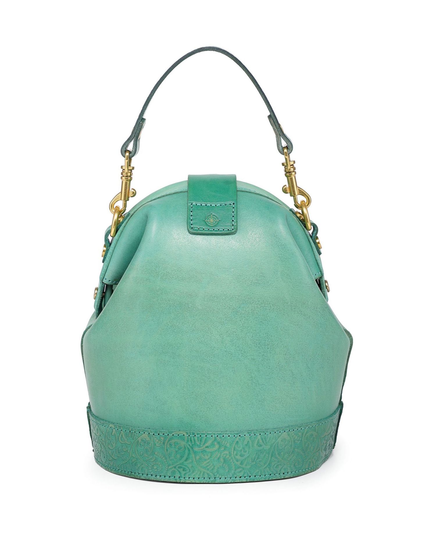 Doctor Mini Leather Bucket Crossbody Bag