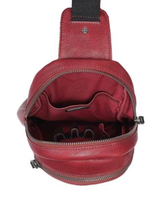 Women's Genuine Leather Sun-Wing Sling Bag
