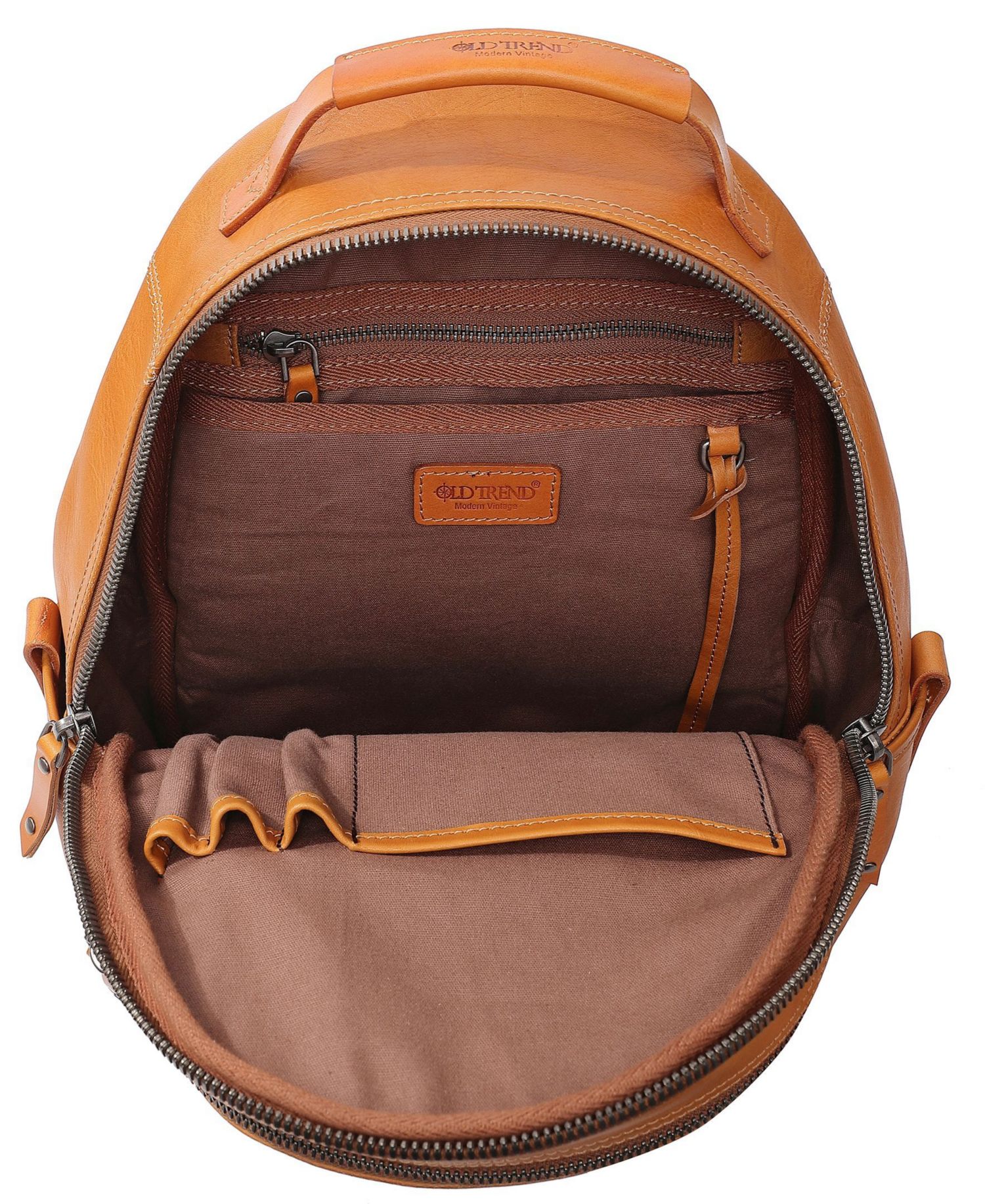 Sun-Wing Small Leather Backpack