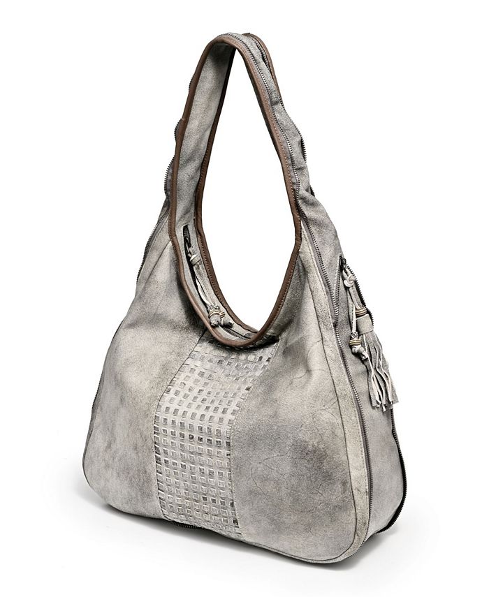 OLD TREND Women's Genuine Leather Dorado Expandable Hobo Bag - Macy's