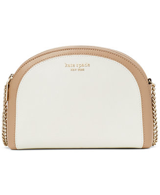 kate spade new york Spencer Double Zip Dome Leather Crossbody & Reviews -  Handbags & Accessories - Macy's