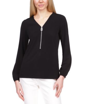 macys michael kors blouses