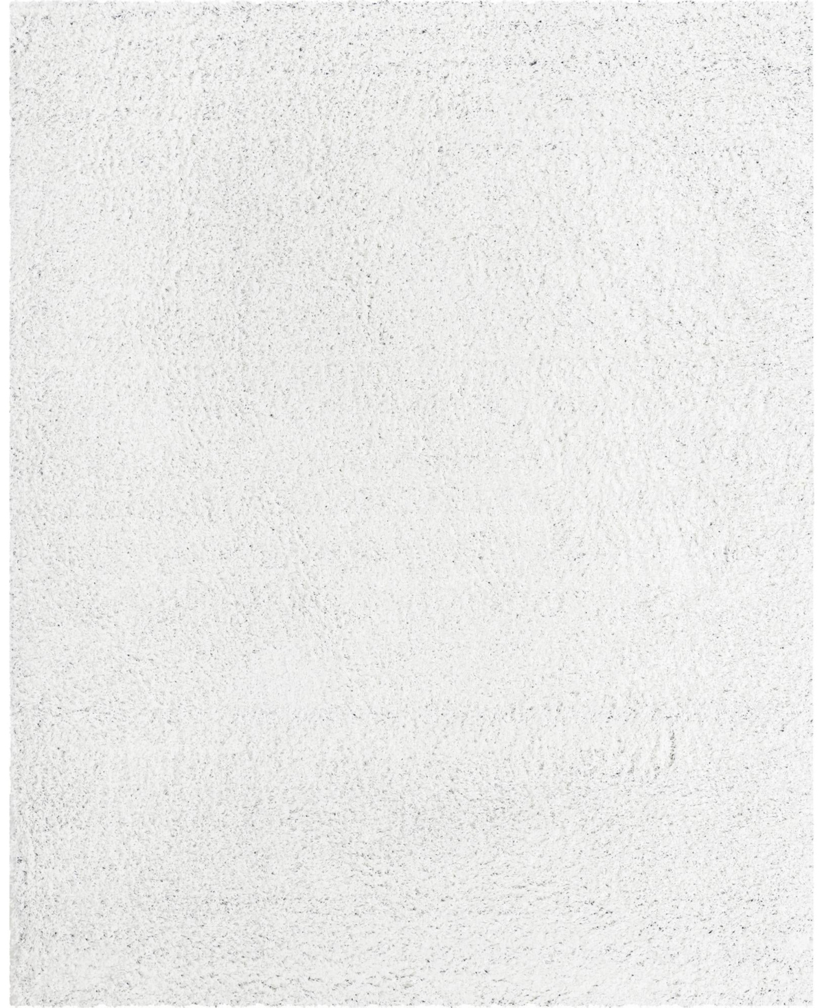 Bayshore Home Always Shag Solid 8' x 10' Area Rug - White