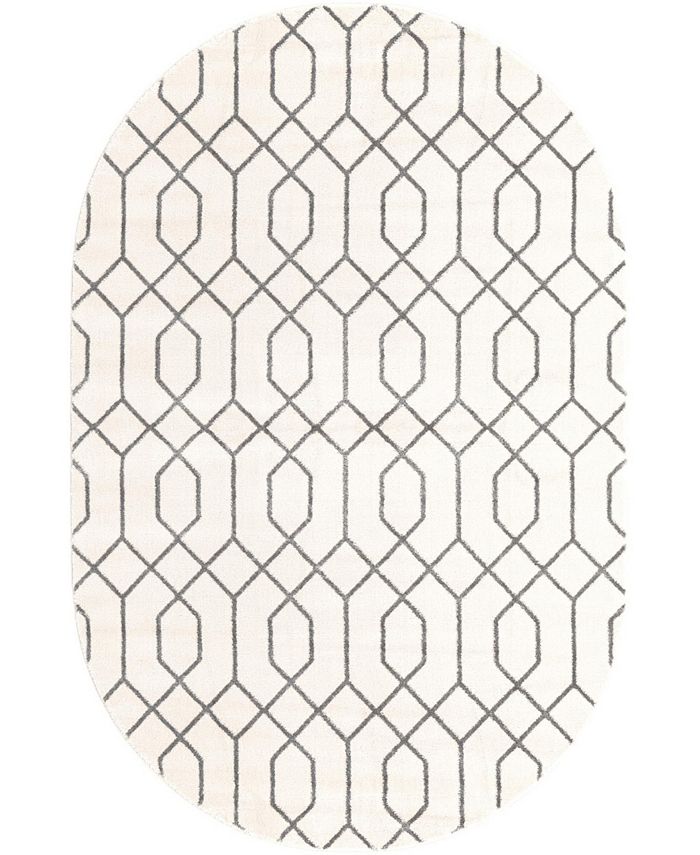 Marilyn Monroe Glam Trellis 5'3" x 8' Oval Area Rug Macy's